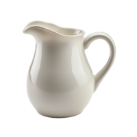 AI generated A milk jug side view isolated on a transparent background png