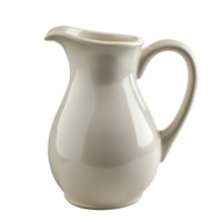 AI generated A milk jug side view isolated on a transparent background png