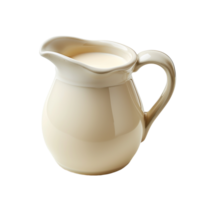 AI generated A pitcher of hemp milk isolated on a transparent background png