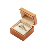 ai gerado diamante noivado anel simbolizando eterno amor png