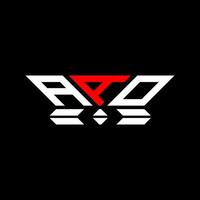 AAO letter logo vector design, AAO simple and modern logo. AAO luxurious alphabet design