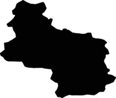 veliko tarnovo Bulgaria silueta mapa vector