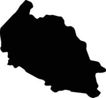 Verona Italy silhouette map vector