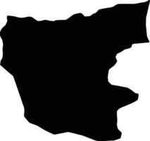 Giresun Turkey silhouette map vector