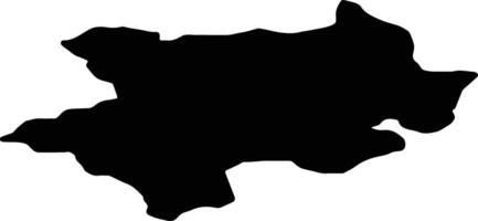 Kuldigas Latvia silhouette map vector