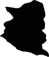 San Jose Uruguay silhouette map vector