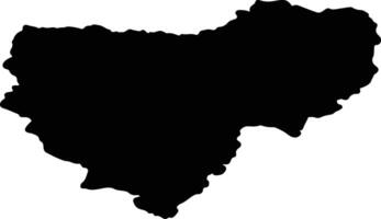 Smolensk Russia silhouette map vector