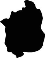 Shiga Japan silhouette map vector