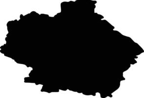 Tambov Russia silhouette map vector
