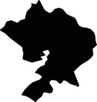 Stinga Nistrului Moldova silhouette map vector