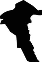 Unity S Sudan silhouette map vector