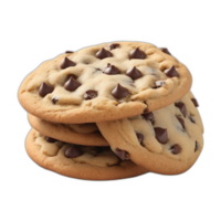 Chocolat puce biscuit sur transparent Contexte png