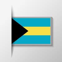 vector rectangular bahamas bandera antecedentes