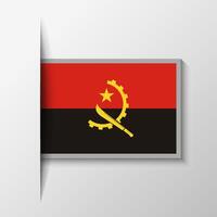 vector rectangular angola bandera antecedentes