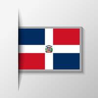 vector rectangular dominicano república bandera antecedentes