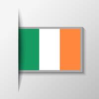 vector rectangular Irlanda bandera antecedentes