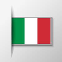 vector rectangular Italia bandera antecedentes