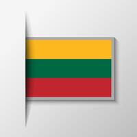 vector rectangular Lituania bandera antecedentes