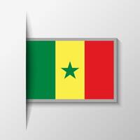 vector rectangular Senegal bandera antecedentes