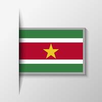 vector rectangular Surinam bandera antecedentes