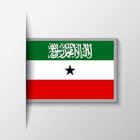Vector Rectangular Somaliland Flag Background