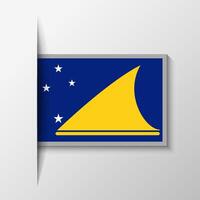 Vector Rectangular Tokelau Flag Background