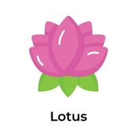 Water lily, amazing icon of lotus flower, up for premium use vector
