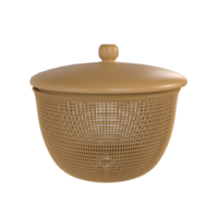 Clay Basket isolated on transparent background png