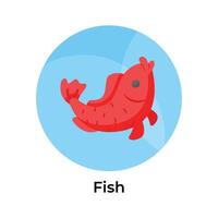 Get your hands on this beautifully designed icon of goldfish up for premium use vector