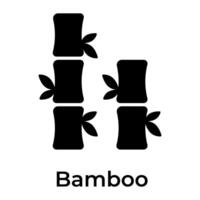 Bamboo sticks vector design in modern and trendy style, easy to use