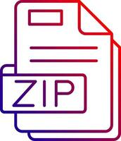 Zip Line gradient Icon vector