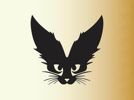 gato logo diseño icono símbolo vector modelo