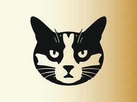 gato logo diseño icono símbolo vector modelo