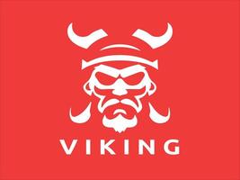 Viking logo design icon symbol vector template. human viking logo vector.