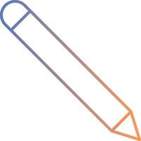 Pencil Line Gradient Icon vector
