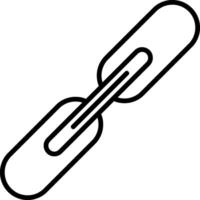 Link Line Gradient Icon vector