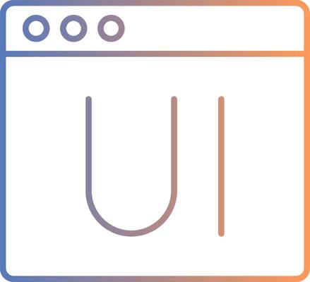 Ui Line Gradient Icon