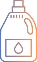 Detergent Line Gradient Icon vector