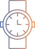 Watch Line Gradient Icon vector