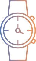 Watch Line Gradient Icon vector