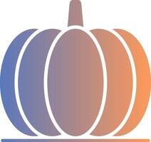 icono de gradiente de calabaza vector