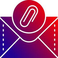 Clipper Solid Gradient Icon vector