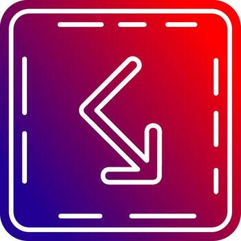 Bounce Solid Gradient Icon vector
