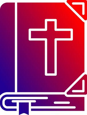 Bible Solid Gradient Icon