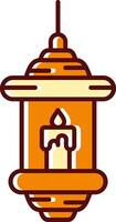Candles filled Sliped Retro Icon vector