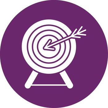 solid circle icon vector
