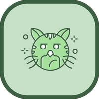 Liar Line filled sliped Icon vector