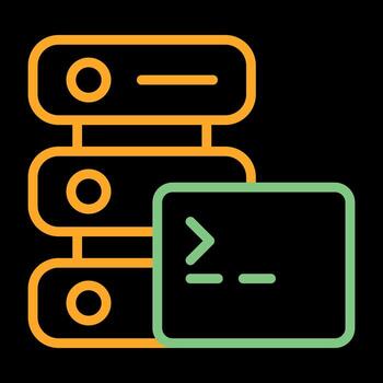 SSH Hosting Vector Icon