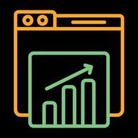 Website Statistics Vector Icon