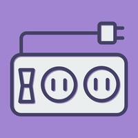 Power Strip Vector Icon